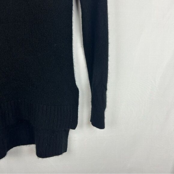 Ann Taylor 100% cashmere turtle neck sweater size XXS run big high low hem - Picture 3 of 6